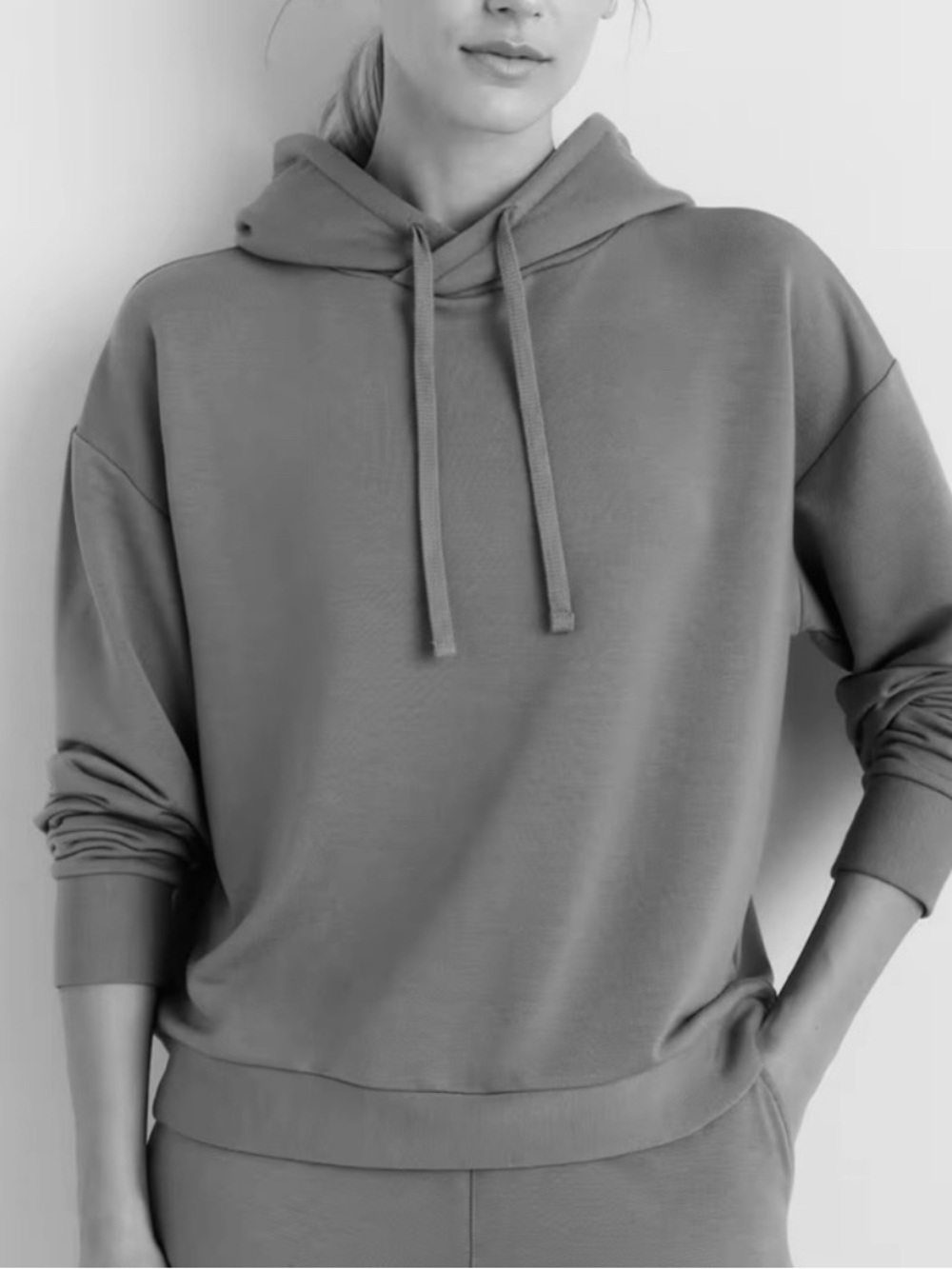 Quince Super Soft Pullover Hoodie Sweater